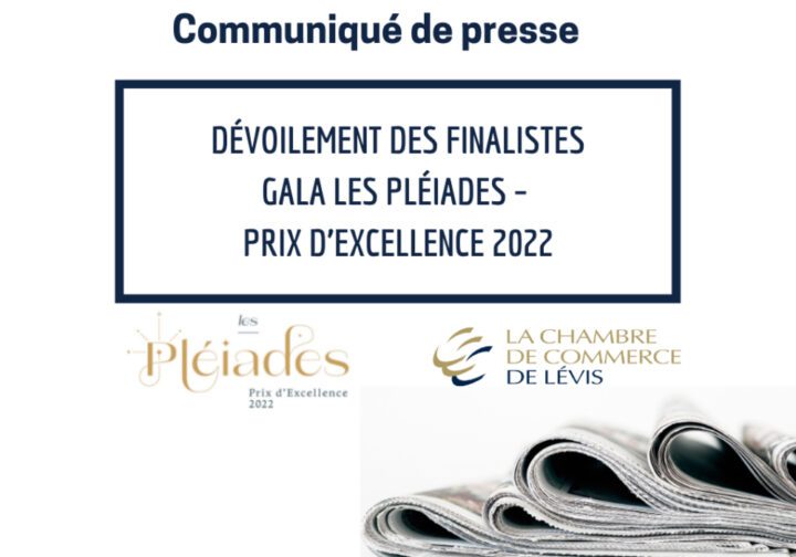 Gala les Pléiades - Prix d’Excellence 2022 | Dévoilement des finalistes ...